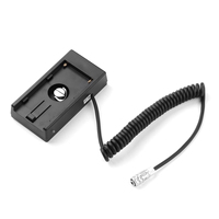 Plaque de montage de batterie NP-F970, câble d'alimentation 7.4V-8.4V (30-100cm) pour caméra Blackmagic Pocket Cinema BMD BMPCC 4K/6K/6K G2/6K PRO