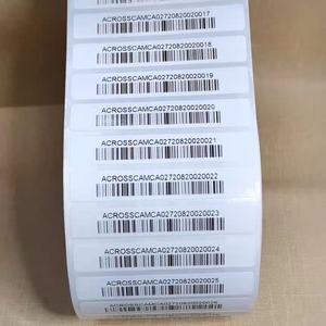 Etiquetas Adhesivas de Papel para Impresión de Datos Variables Personalizadas, Número de Serie Consecutivo, Código QR, Códigos de Barras, Colores CMYK, Formas Personalizadas - Product Image 4