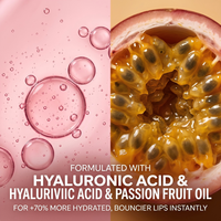 Gloss à lèvres hydratant à l'acide hyaluronique en gros, logo personnalisé, gel hydratant non collant, huile à lèvres végétalienne