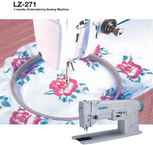 Machine à coudre zigzag Jukis LZ-271 391 d'occasion, machine à coudre industrielle de haute qualité, machine à broder plate - Product Image 6