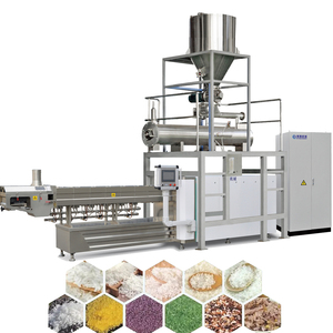 Nouvelle extrudeuse de riz enrichie artificielle portative de grande capacité de vis jumelle d'acier inoxydable faisant la ligne de production de machine - Product Image 2