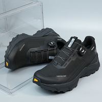 Chaussures de randonnée à bouton rotatif rapide, gris argenté, tige en tissu Ripstop, semelle intermédiaire en EVA, semelle extérieure en caoutchouc, antidérapantes, imperméables, tout-terrain