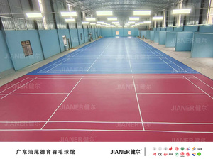 <span class=keywords><strong>Rollo</strong></span> de alfombrilla de <span class=keywords><strong>suelo</strong></span> de Pvc de <span class=keywords><strong>vinilo</strong></span> para Cancha de bádminton portátil con líneas - Product Image 5