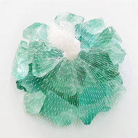 Pierres de verre concassé massif effet vitrail pour aménagement paysager moderne, foyers, remplissages de vases, décoration extérieure - Écologique et étanche