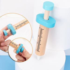 En bois Montessori Simulation Docteur Jouet Fille Jeu De <span class=keywords><strong>Rôle</strong></span> Infirmière Voir Un Médecin Ausculter Injection Médical Faire semblant Bilan De <span class=keywords><strong>Santé</strong></span> - Product Image 4