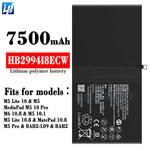 100% santé batterie pour <span class=keywords><strong>HUAWEI</strong></span> MediaPad M5 10 Pro MediaPad M6 10.8 batterie HB2994i8ECW - Product Image 1