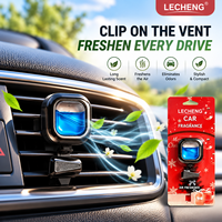 Diffuseur de parfum personnalisé pour grille d'aération de voiture de Noël, désodorisant liquide en plastique pour l'intérieur de l'auto