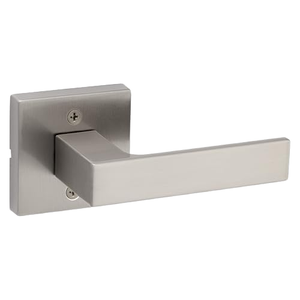 For Singapore <b>Dummy</b> Door Handle Single Sided Lever Closets French Double Doors Pantry Satin Nickel Non-Turning Reversible - Product Image 1