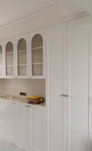 Fabricant de meubles sur mesure Meubles de chambre à coucher Armoire moderne modulaire en bois Design Garde-robe de chambre Style minimaliste - Product Image 5