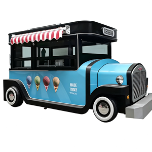 Carrito de Comida Rápida Móvil Mini para la Calle, Económico, para Hot Dogs y Helados, con Ruedas, Camión de Comida Pequeño - Product Image 1