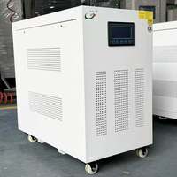 Régulateur de tension automatique triphasé à enroulement en cuivre 50 kVA |   98% d'efficacité élevée, écran LCD |   Équipement médical CE