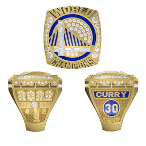Anillo Conmemorativo de los Golden State Warriors de la <span class=keywords><strong>NBA</strong></span> <span class=keywords><strong>2022</strong></span>, Estilo Hip Hop, de Aleación, para Hombre, Joyería Transfronteriza - Product Image 5