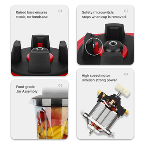 1500 Wát công suất cao cổ điển Heavy Duty đa mục đích Máy xay sinh tố cho sử dụng thương mại máy xay sinh tố SJ-9668 - Product Image 3