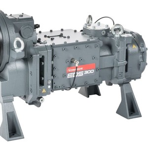 Compresseur industriel stationnaire sans huile refroidi par eau EDS300, pompe à vis 3 phases 200V 50Hz - Product Image 3