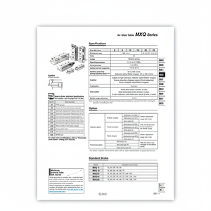 MXQ16-125BSAT โต๊ะสไลด์ลมนิวเมติก SMC - Product Image 1