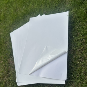 Venta al por mayor <span class=keywords><strong>UDV</strong></span> blanco A4 cáscara de huevo papel adhesivo buen precio clásico troquelado adhesivo anti-falsificación producto - Product Image 3