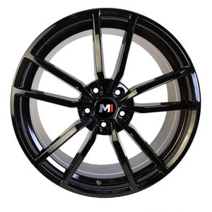 17 18 19인치 알루미늄 합금 휠 캐스팅 5x112 5스포크 신형 골프 R 프레토리아 스타일 글로스 블랙 차량 부품 자동차 부품 - Product Image 3