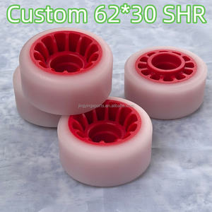 Ruedas de <span class=keywords><strong>Patines</strong></span> de 62 mm * 33 mm, PU SHR 88A, Alta Dureza, Alto Rebote, para Patinaje Cuádruple, Calidad OEM de Fábrica - Product Image 2
