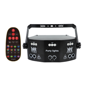 15 lumières laser stroboscopiques pour DJ, décoration, faisceau DMX, lumière LED disco, commande vocale pour boîte de nuit, fête à domicile, effets d'éclairage de scène - Product Image 6