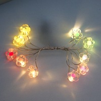 Eulen-Batteriebetriebene Bunte Stern-Lichterkette Mini-Stern Kupferdraht-Lichterkette für Weihnachten Geburtstag Hochzeit Raumdekoration