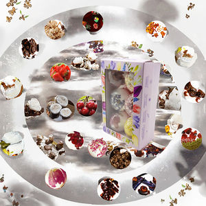 Bombas de Baño de Flores Secas con Aroma a Rosas, Hechas a Mano y Personalizadas, con Aceites Esenciales para Mujer - Product Image 3