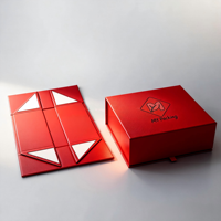 Boîte à rabat magnétique de luxe pour produits numériques 3C et batteries externes, logo personnalisé avec insert en EPE, emballage durable pour mini-électronique 3C