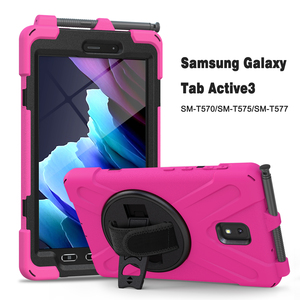 Custodia Protettiva Robusta Antiurto con Supporto a 360° per Tablet Samsung <span class=keywords><strong>Galaxy</strong></span> <span class=keywords><strong>Tab</strong></span> Active 3 <span class=keywords><strong>8</strong></span> Pollici 2020 T570 T575 T577 - Product Image 1
