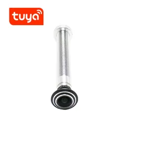 1,66 mm groothoek fish-eye audio TF-kaartlezer 5G 2,4G WIFI 16 mm gat Tuya deurkijkgaatje camera mini spiongat IP-camera 1080p CMOS - Product Image 4