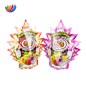 A prueba de olores algodón gomoso caramelo Pop Rocks Stand Up bolsa irregular forma especial personalizado troquelado caramelo embalaje bolsas de mylar - Product Image 2