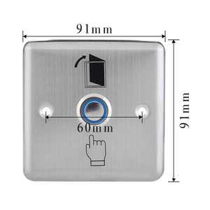 Bouton poussoir métallique TIMMY TM-01A 12V/24V à faible coût pour contrôle d'accès, certifié CE/FCC/RoHS, garantie 2 ans pour sortie de porte - Product Image 5