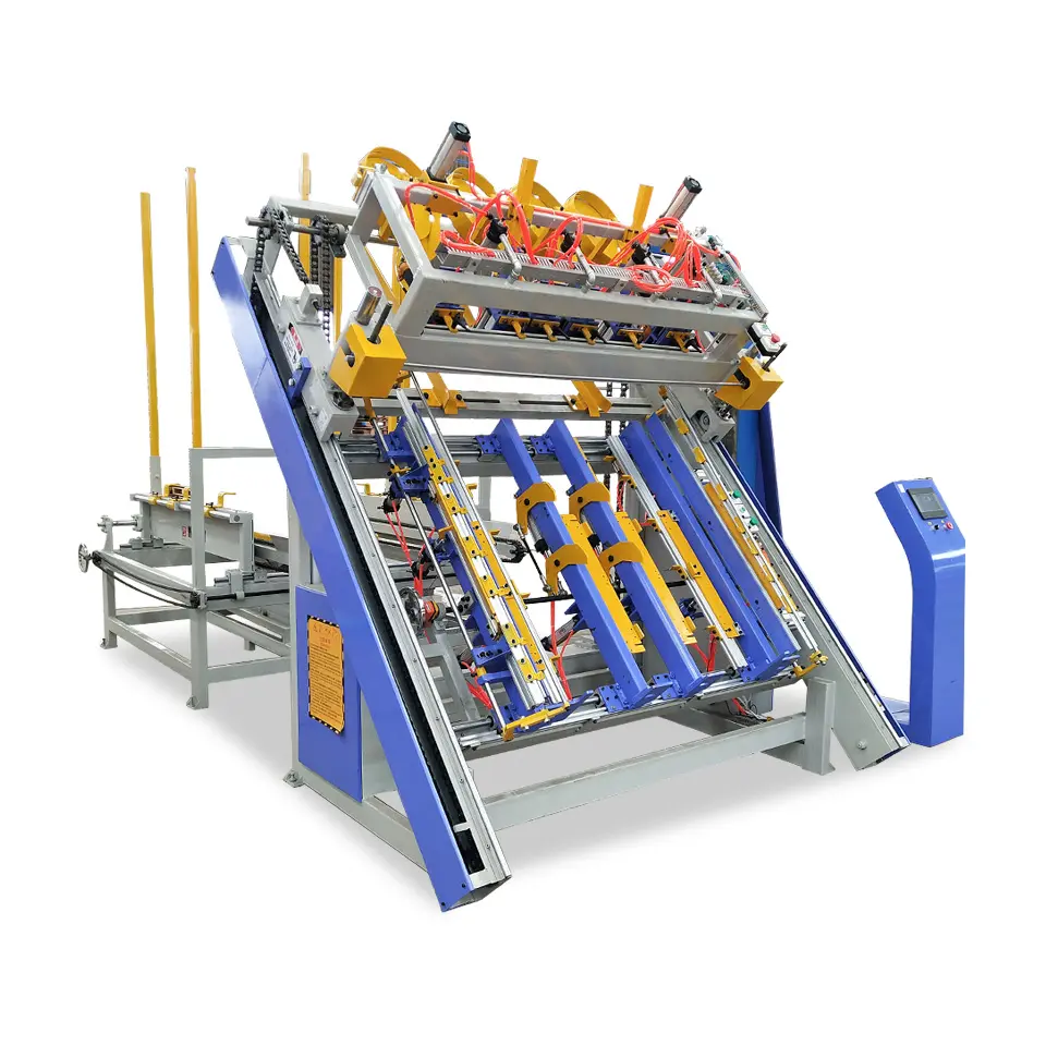 Industriële Pallet Maken Machine Automatische Europese Houten Pallet Productielijn Hout Pallet Spijkermachine Voor Verkoop