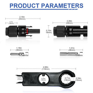 Clés d'assemblage pour connecteurs solaires Fangbei – Qualité industrielle OEM, garantie 3 ans, matériau PPO, pour déconnexion PV - Product Image 3