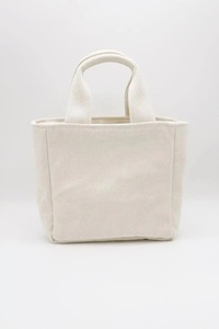 Custom Cotton <b>Medium</b> Reusable Tote <b>Bag</b> with Shoulder Handles Screen Printed Logo for Daily Use & Gift Giving - Product Image 2
