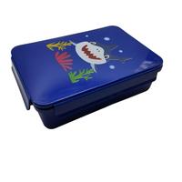 Boîte à lunch pour enfants en plastique, compartimentée, résistante au micro-ondes, anti-fuite, avec couvercle de couleur personnalisable, mini bento de rangement – Vente en gros usine