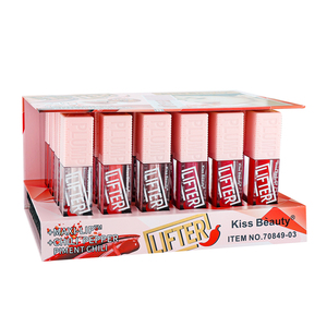 Baiser Beauté 5ml Piment <span class=keywords><strong>Lifter</strong></span> Brillant À Lèvres Base En Vrac En Gros Marque Privée Cosmétique Maquillage Épicé Poivre Chili Brillant À Lèvres - Product Image 4