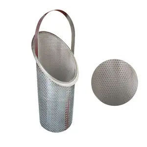 Basket type filter element China manufacturing supplier pleated candle filter Backwash Basket filter for mining machinery