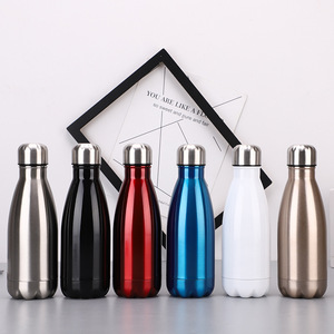 <span class=keywords><strong>TY</strong></span> 500ml Double paroi En Acier Inoxydable Isolé Bouteille D'eau Flacon À Vide et thermos sport coke bouteille de cola - Product Image 1