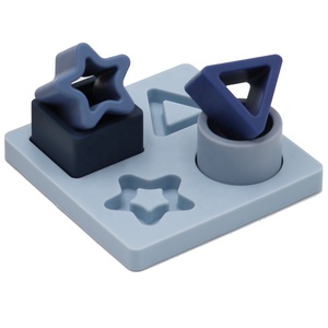 Bloques de construcción suaves para bebé, juguetes sensoriales para bebé, juguetes para niño pequeño y niño, pentagrama triangular cuadrado, bpa, novedad de 2022 - Product Image 3