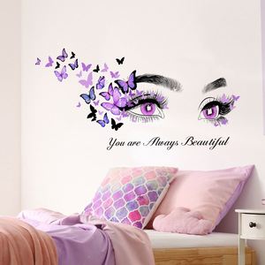 Beauty Eye butterfly Wall Stickers Background Wall Living Room Decoration Self-adhesive Wall Stickers - Product Image 3