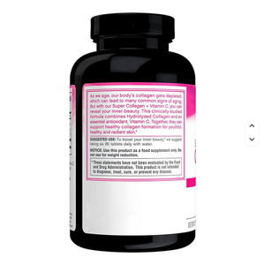 Siêu <span class=keywords><strong>Collagen</strong></span> bổ sung với thủy phân bò <span class=keywords><strong>Collagen</strong></span> máy tính bảng Vitamin C & Biotin cho tóc da móng tay vẻ đẹp hiệu quả - Product Image 2