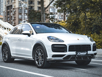 Pour Porsche Cayenne Base 9Y0 2018-2023, lèvre de pare-chocs avant en fibre de carbone, kit carrosserie, pièces automobiles, style CMST, produit authentique forgé