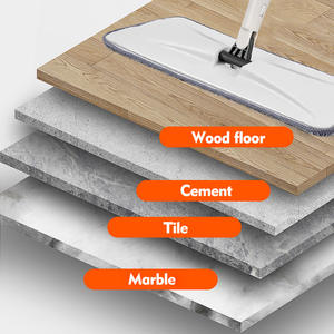 Vadrouille à jet d'eau saine plate en microfibre magique mains libres la moins chère pour le nettoyage de la maison de la fenêtre du sol avec tête rotative 360 - Product Image 6