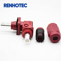 NOUVEAU Connecteur de stockage d'énergie haute tension 220A en cuivre étanche IP67 Prise Radsok Plus Barrette de batterie Socle de borne 48V Lithium-Ion