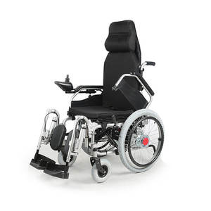 Fauteuil roulant électrique pliable à dossier haut de 22 pouces, vente en gros - Product Image 4