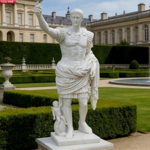 YOUFINE Scultura Personalizzata a Grandezza Naturale in Marmo di Leader Romano per Giardini Classici di Ville e Parchi - Product Image 5