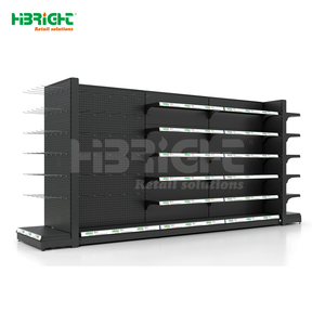 Estantería Góndola Metálica de Alta Resistencia de Cuatro Lados y Estante de Supermercado para Tiendas Minoristas - Product Image 6