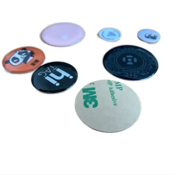 Pre-Program RFID NFC Epoxy Tap Sticker Tag for Android and Iphone