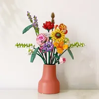 LOZ Obtén tu Propio Bouquet Eterno, Serie de Modelos, Regalo Perfecto para el Día de Acción de Gracias y Navidad, Hermosa Decoración, Juego de Bloques de Construcción