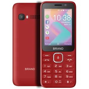 뜨거운 판매 키패드 4G Volte 전화 K28 2.8 인치 240*320 MTK6739 쿼드 코어 KaiOS 512MB + 4G 비즈니스 스타일 휴대 전화