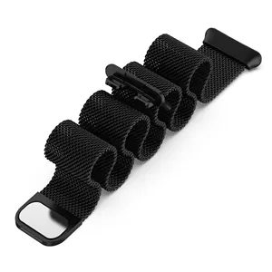 Cinturino Magnetico per <span class=keywords><strong>Huawei</strong></span> Band <span class=keywords><strong>9</strong></span>, Bracciale in Acciaio Inox a Maglia Milanese, Accessori per <span class=keywords><strong>Huawei</strong></span> Band 8 NFC - Product Image 2